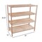 Hastings Home 4-tier Wood Shoe Rack, Storage Bench Closet, Bathroom, Kitchen, Entry Organizer 893131SDG - alternate 3
